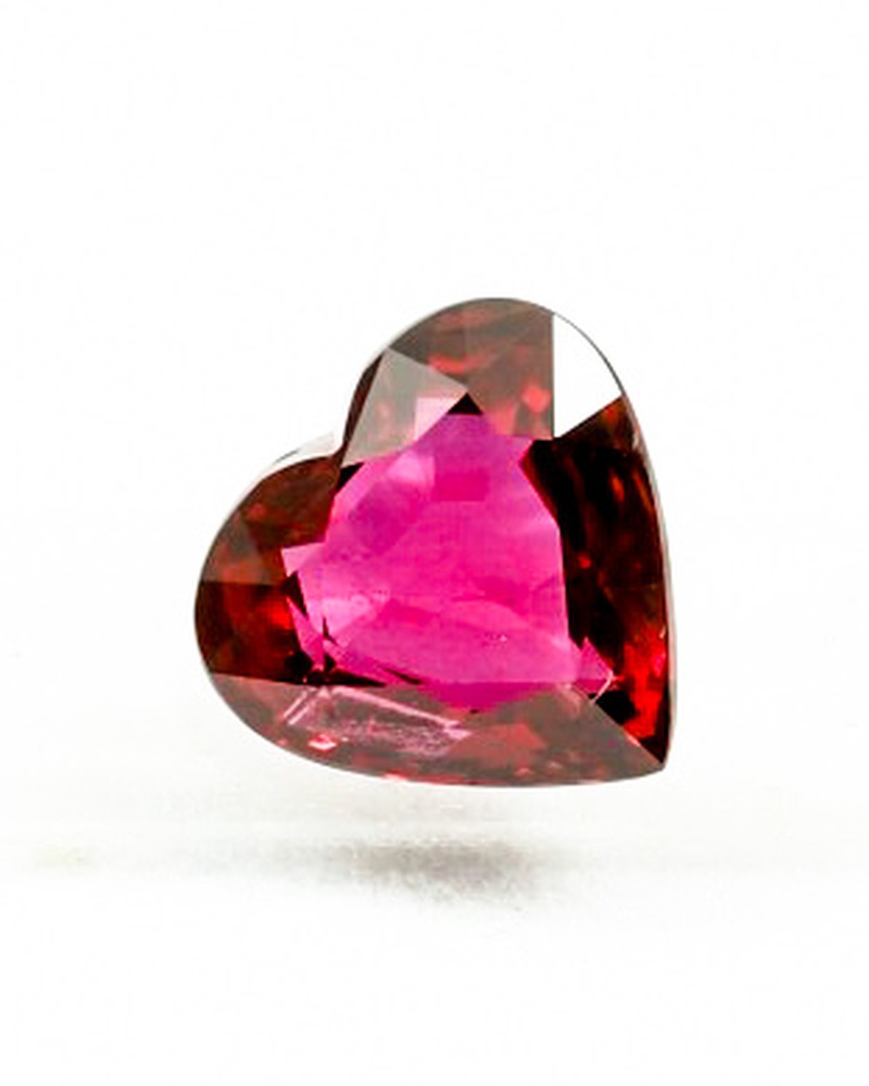 2.51ct Ruby · Heart Cut