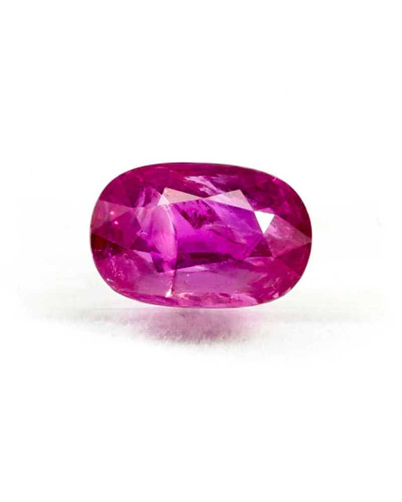 4.14ct Ruby · Oval Cut