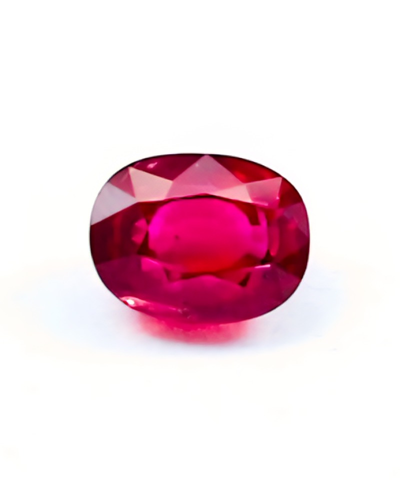 7.04ct Pigeon Blood Ruby · Oval Cut